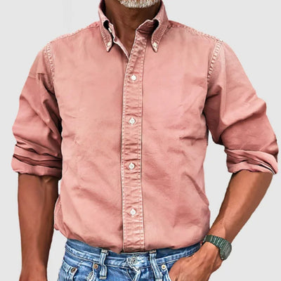Men’s Long-Sleeve Shirt – Regular Fit – Button-Down Collar