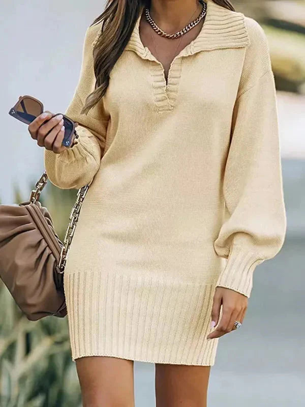 Elegant Sweater Dress | Soft and Stylish Knitwear for Cold Seasons