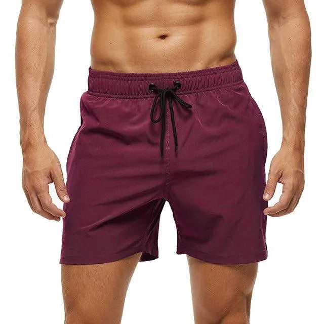 Men’s Casual Shorts - Elastic Waist - Lightweight Breathable Fabric - Relaxed Fit