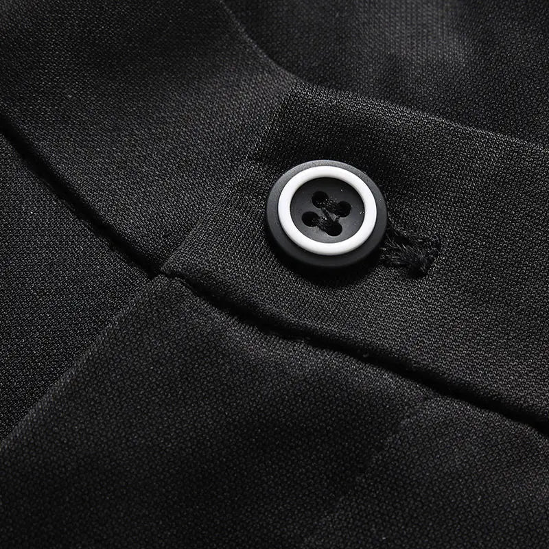 Men's Dress Trousers - Slim Fit - Tailored Formal Wear - Belt Loops & Pockets