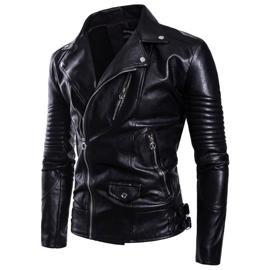 Men's stylish leather jacket