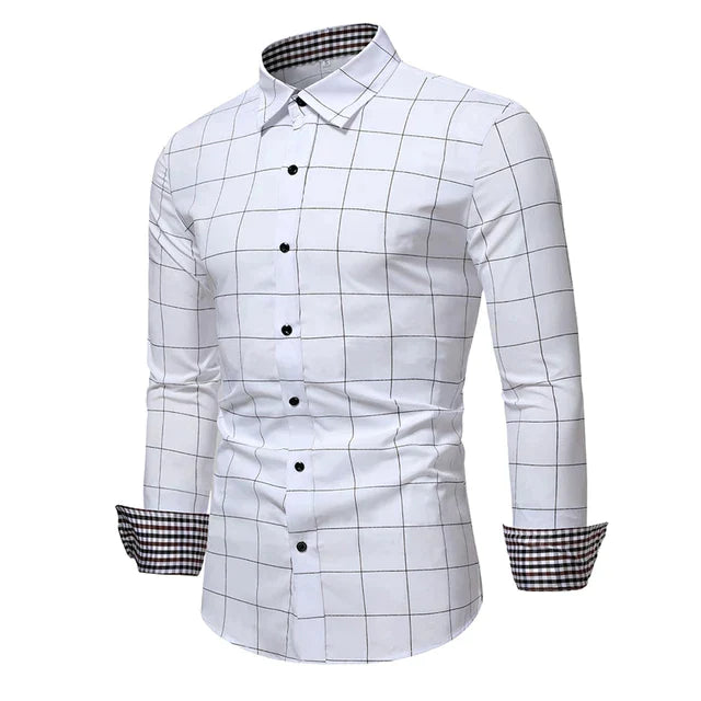 Men's long sleeve button-up shirt