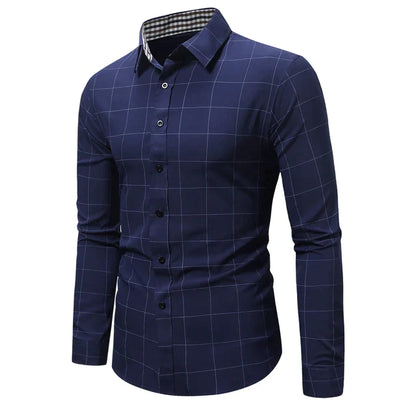 Men's long sleeve button-up shirt