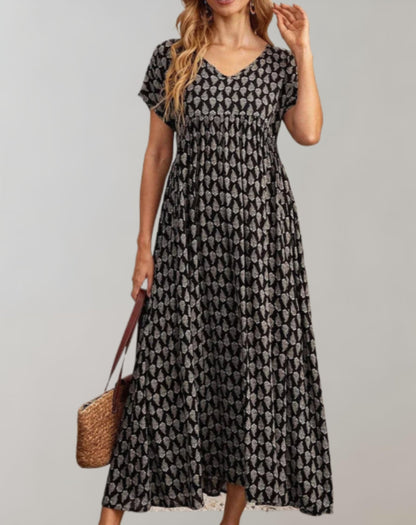 Women's Long Summer Dress - Flowy Beach Maxi Dress