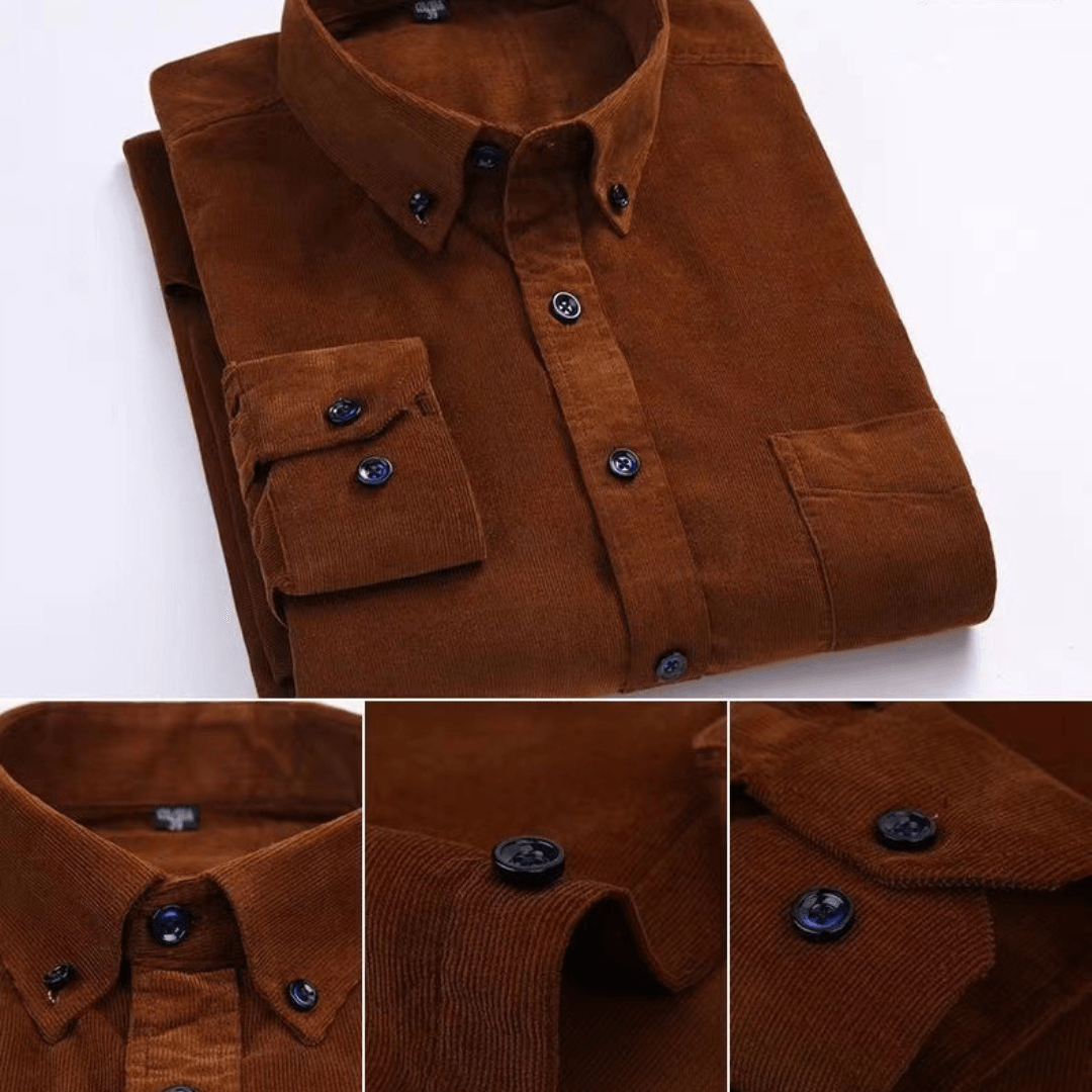 Men's Premium Shirt – Long Sleeve Button-Up
