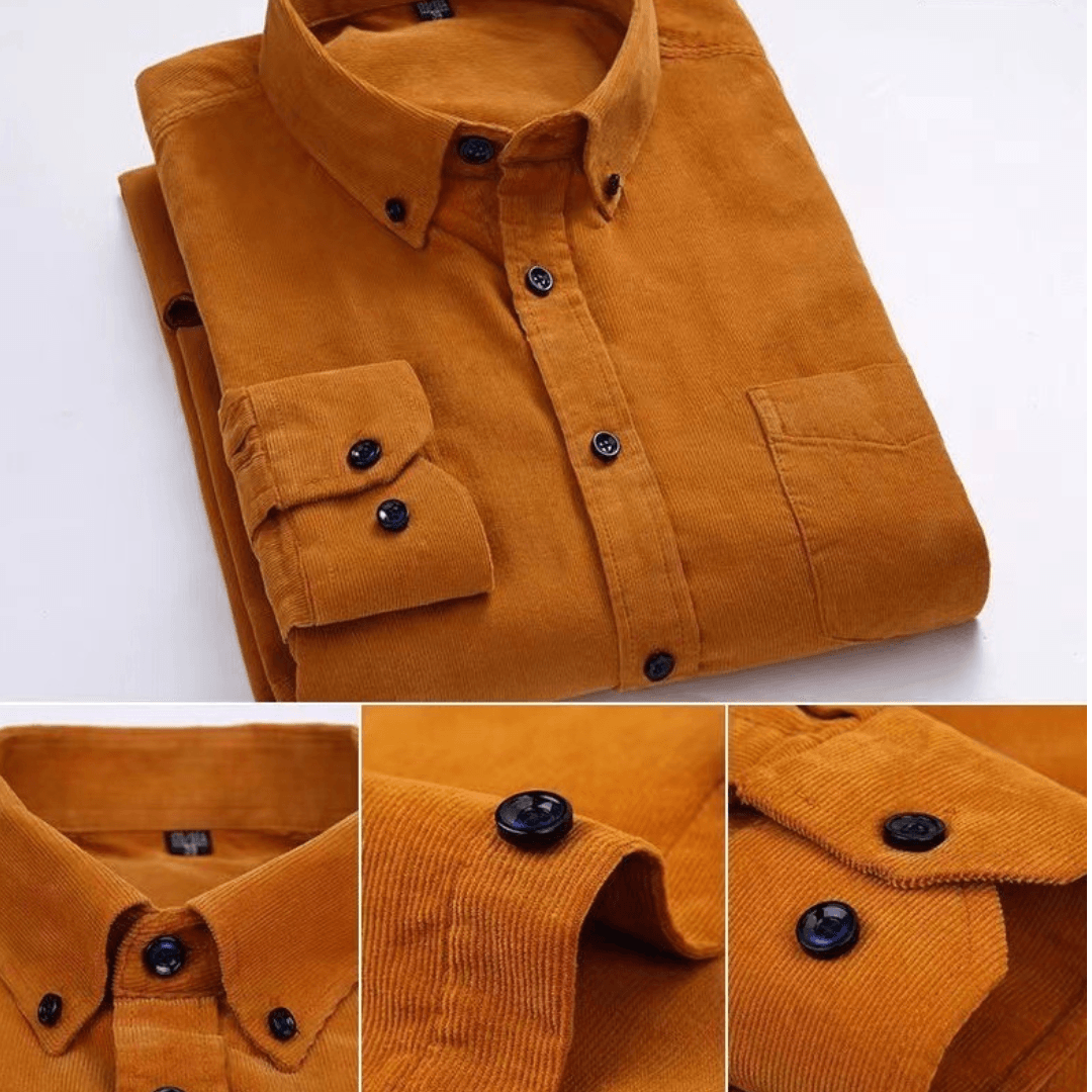 Men's Premium Shirt – Long Sleeve Button-Up