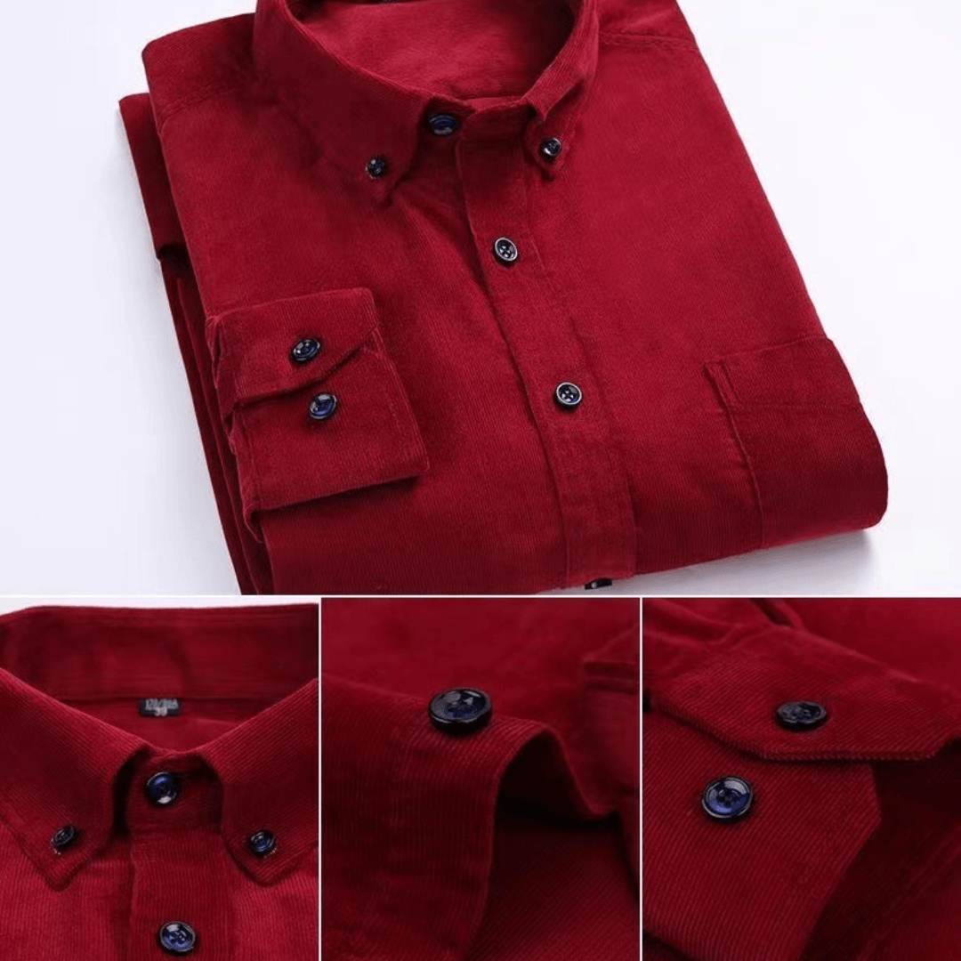 Men's Premium Shirt – Long Sleeve Button-Up