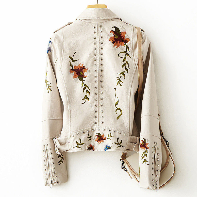 Women's retro floral print vintage jacket