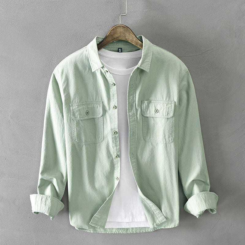 Men's casual long sleeve shirt