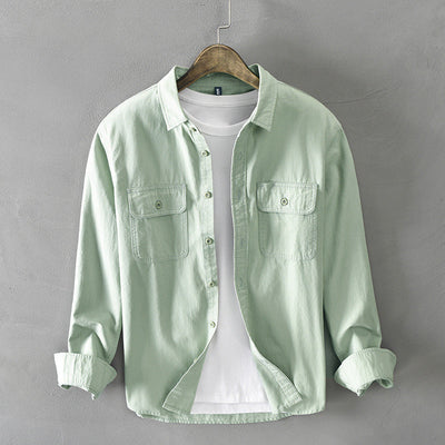 Men's casual long sleeve shirt