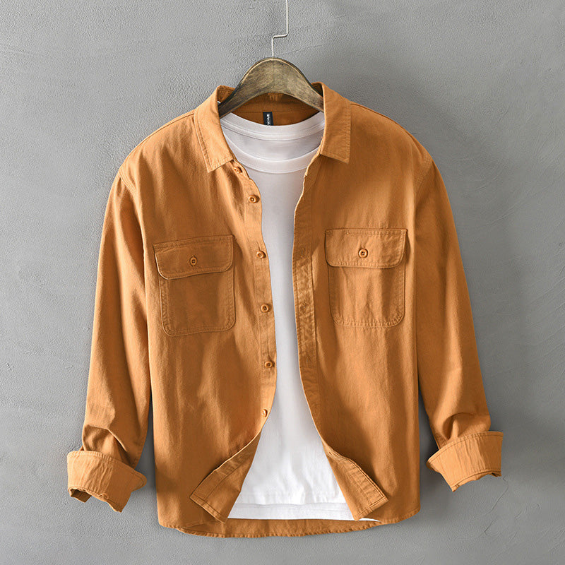 Men's casual long sleeve shirt