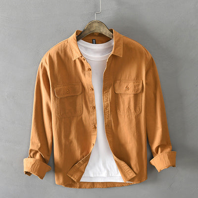 Men's casual long sleeve shirt