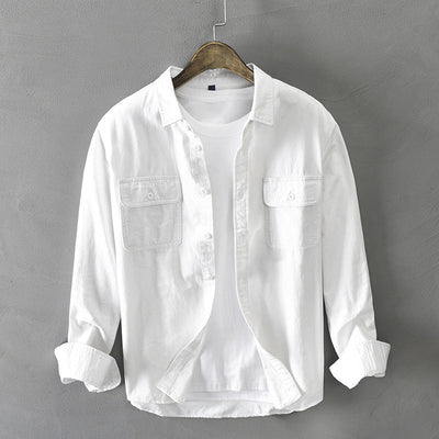 Men's casual long sleeve shirt