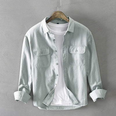 Men's casual long sleeve shirt