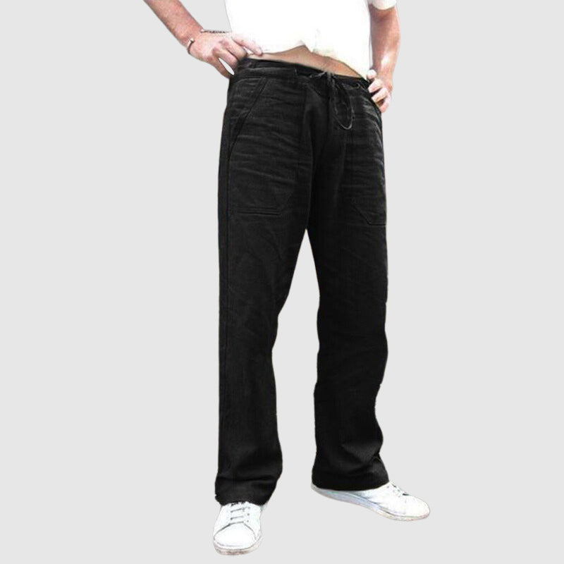 Men's Casual Pants with Drawstring