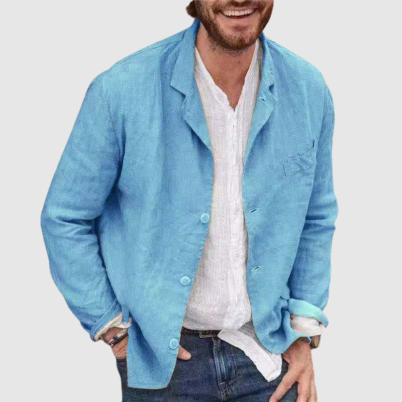 Men's casual cotton loose jacket