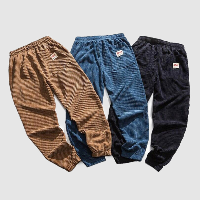 Men’s casual corduroy trousers