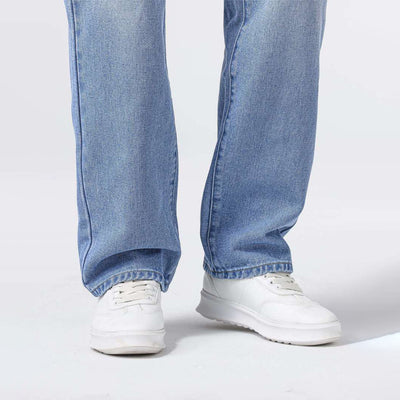 Men’s Straight Leg Jeans - Classic Fit - Denim - Five Pockets - Full Length