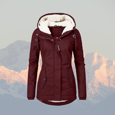 Women’s Winter Hooded Jacket with Fleece Lining – Warm, Windproof & Casual Parka Coat