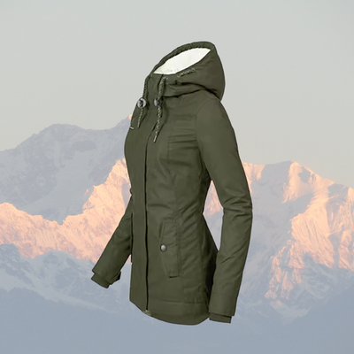 Women’s Winter Hooded Jacket with Fleece Lining – Warm, Windproof & Casual Parka Coat