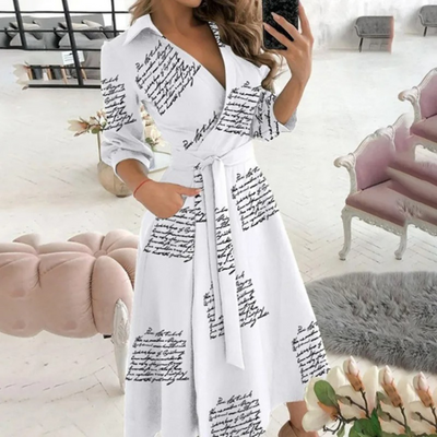 Belted Wrap Midi Dress – Elegant, All-Season Comfort with Tailored Fit & Timeless Style