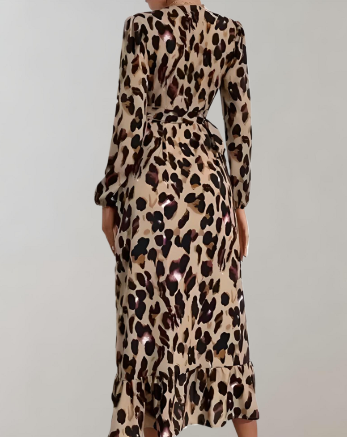 Women's Leopard Print Summer Casual Dress