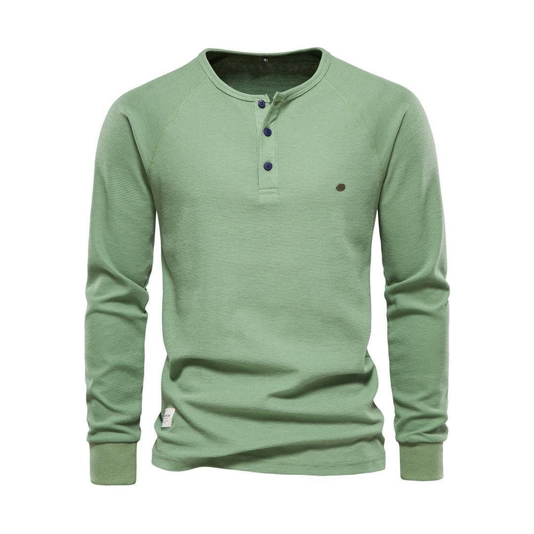Men's Classic Long Sleeve Casual Shirt - Button-Up