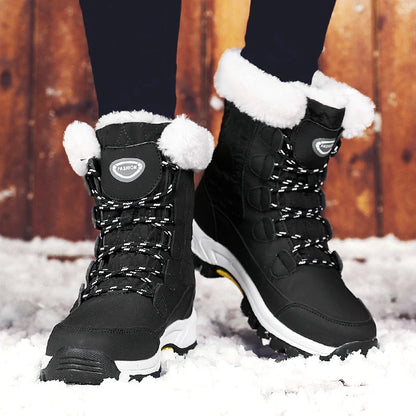 Women's Comfortable & Warm Winter Hiking Boots with Anti-Slip Soles