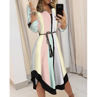 Breathable Women's Dress - Elegant Casual Summer Outfit