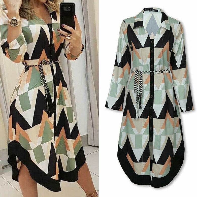 Breathable Women's Dress - Elegant Casual Summer Outfit