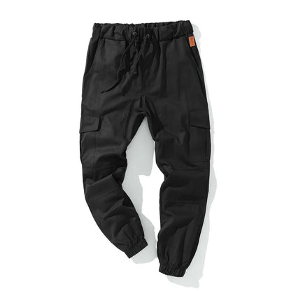 Men's streetwear pants with drawstring waist