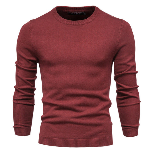 Men's knitted crewneck sweater