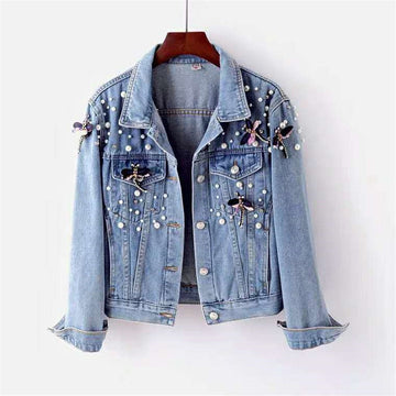 Carina - Opvallende Denim Jack