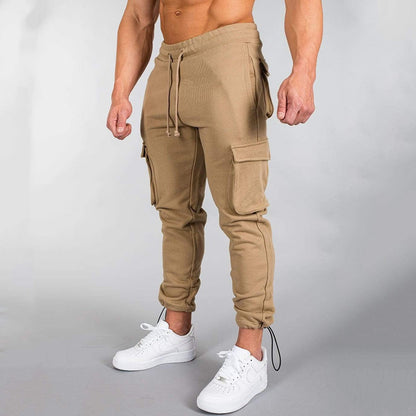 Cargo joggers for men with multiple pockets