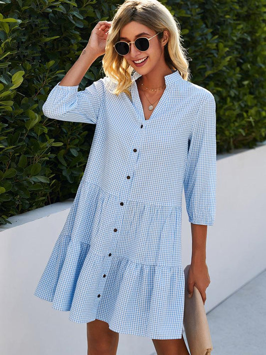 Light Blue Summer Dress – Elegant and Feminine for Women