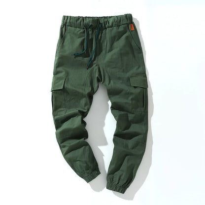 Men's streetwear pants with drawstring waist