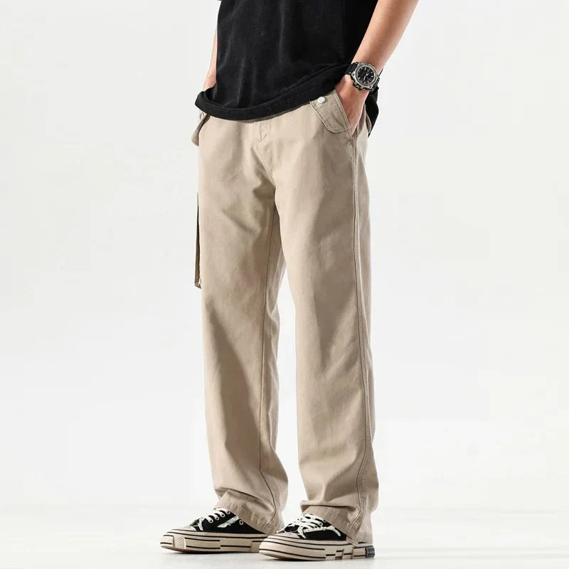 Men’s Cargo Trousers - Relaxed Fit - Multiple Pockets
