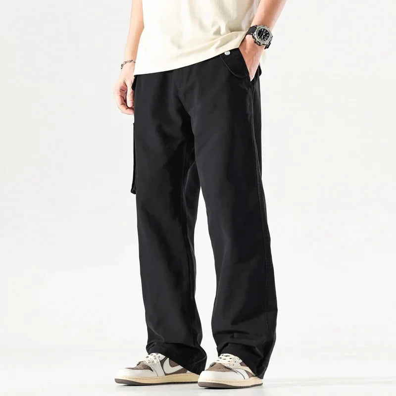 Men’s Cargo Trousers - Relaxed Fit - Multiple Pockets
