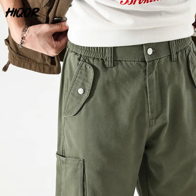 Men’s Cargo Trousers - Relaxed Fit - Multiple Pockets