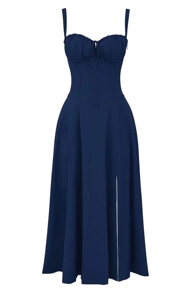 Printed Bustier Dress - Elegant Sustainable Summer Fashion