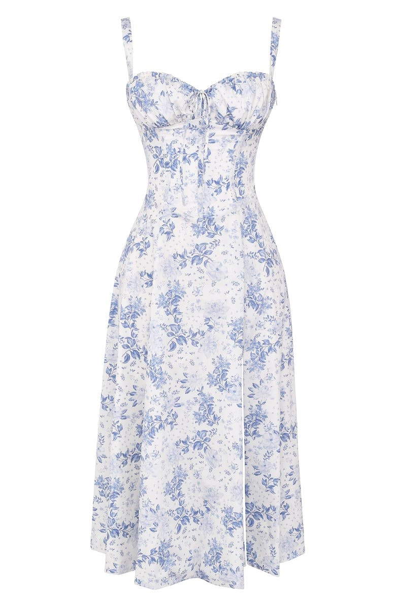 Printed Bustier Dress - Thea Sustainable Polyester Blend