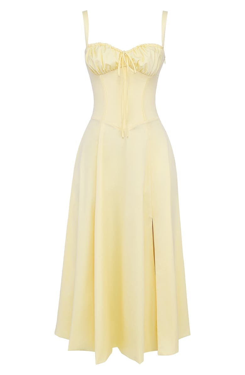 Printed Bustier Dress - Elegant Sustainable Summer Fashion