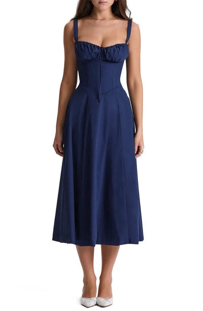 Printed Bustier Dress - Thea Sustainable Polyester Blend