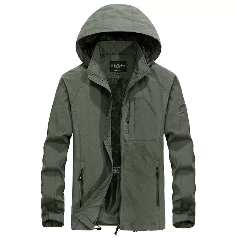 Men's casual hooded spring jacket