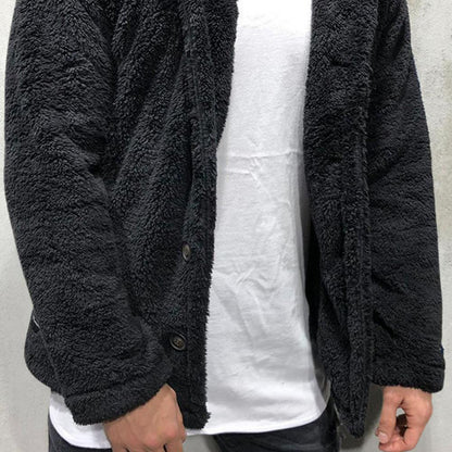 Men's casual fleece jacket