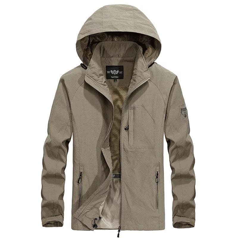 Men's casual hooded spring jacket