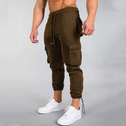 Cargo joggers for men with multiple pockets