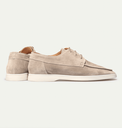 Men’s Suede Loafers – Slip-On Dress Shoes – Classic Fit – Elegant Rounded Toe