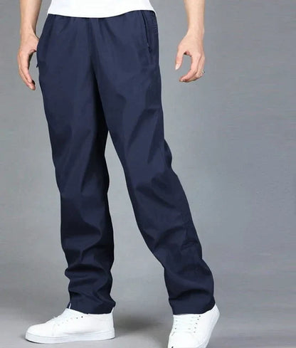 Men's breathable loose straight pants