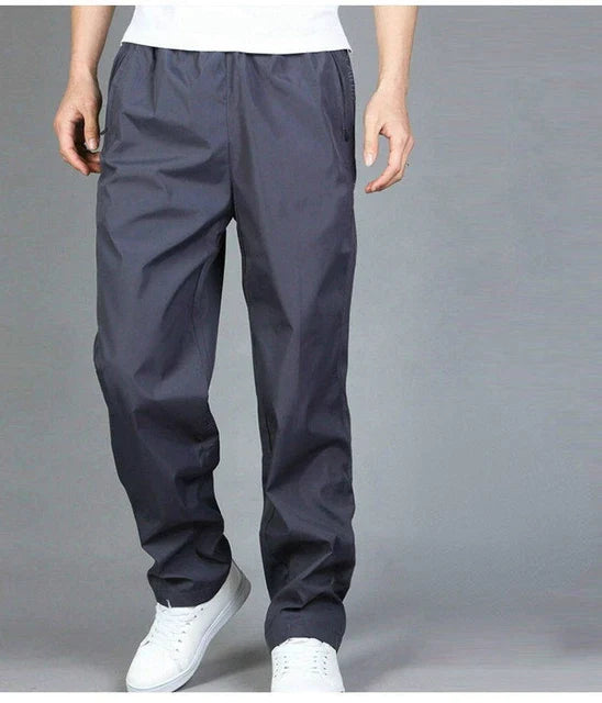 Men's breathable loose straight pants